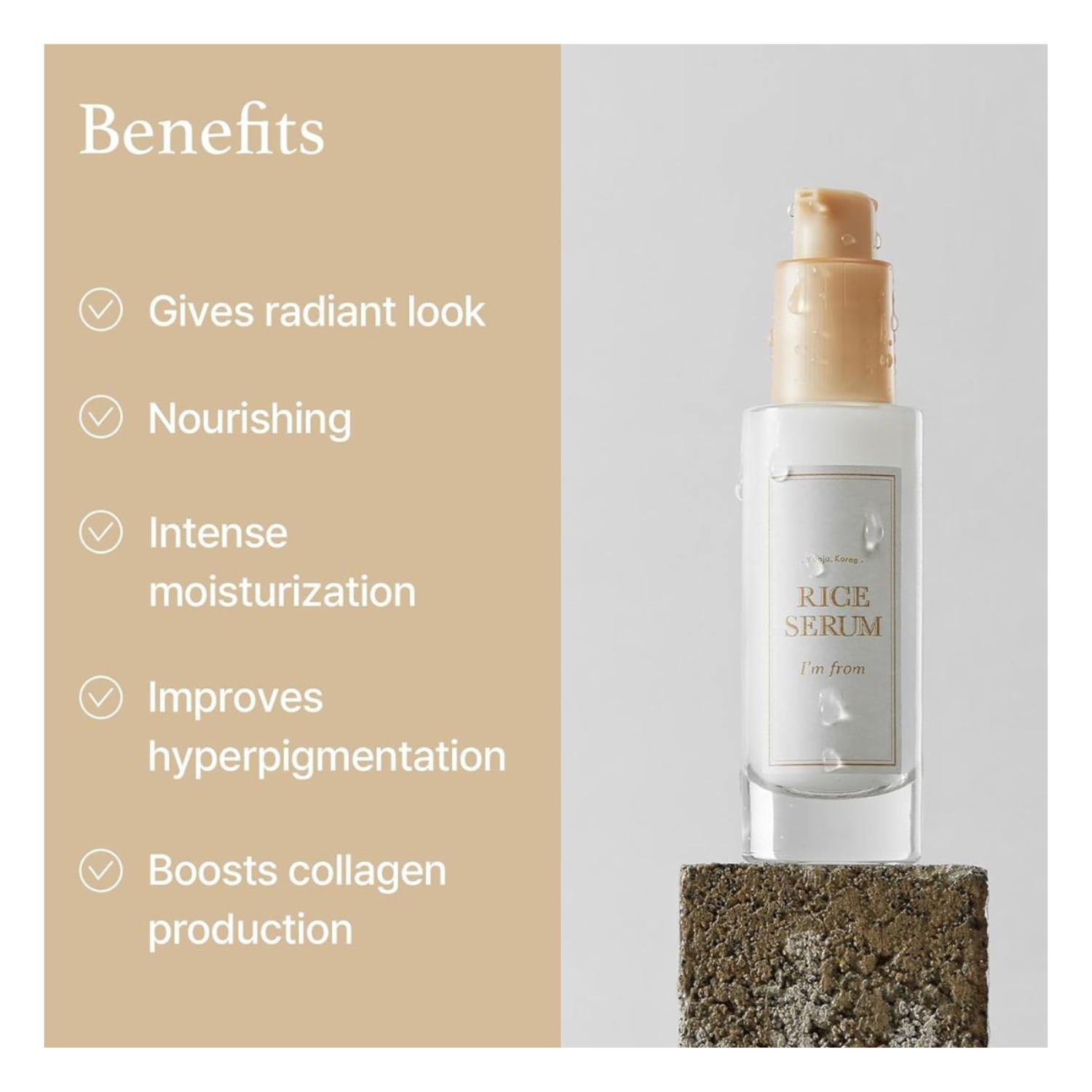 I'm From – Rice Serum – Siero illuminante & idratante al riso