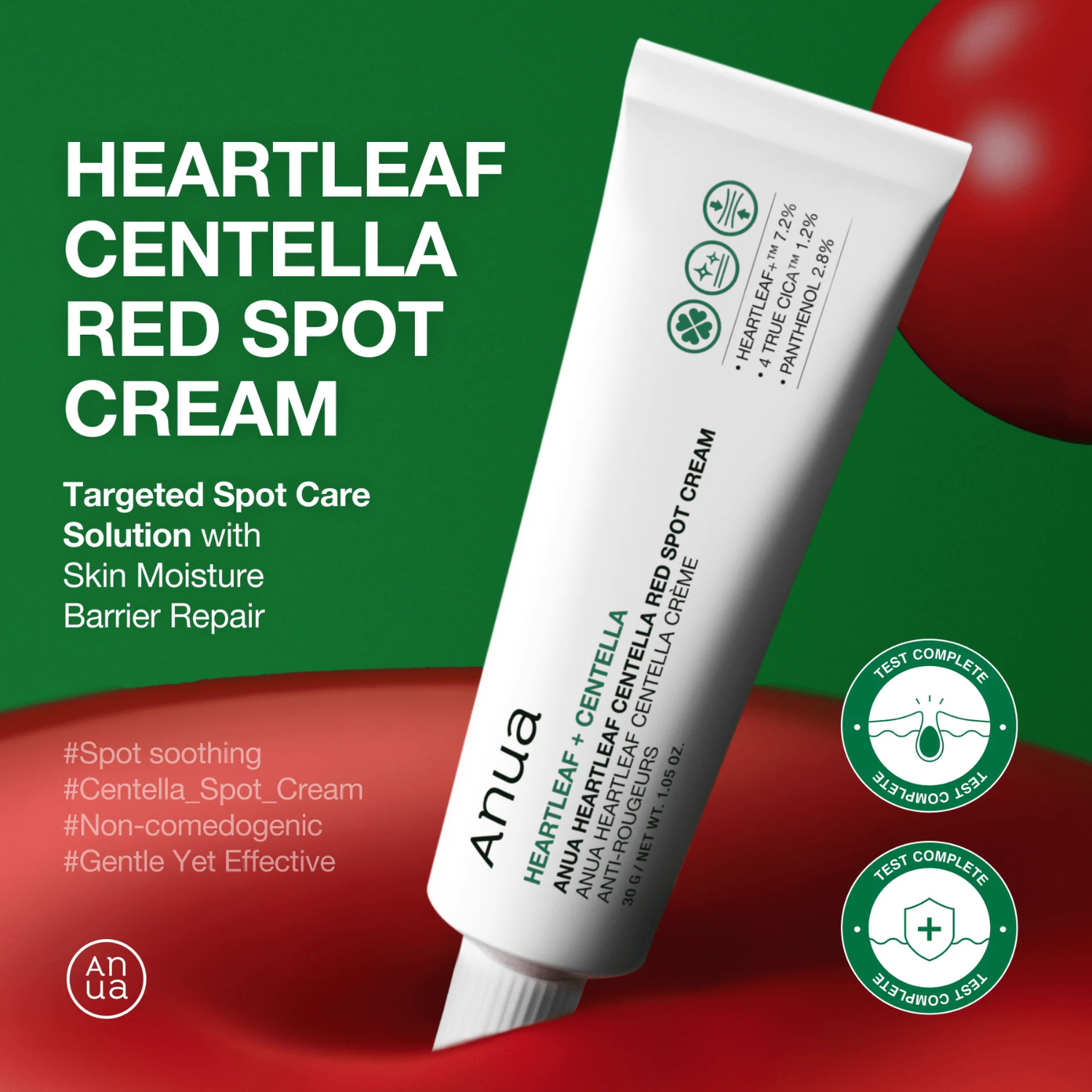 Anua – Centella Red Spot Cream – Crema lenitiva anti-rossori & imperfezioni
