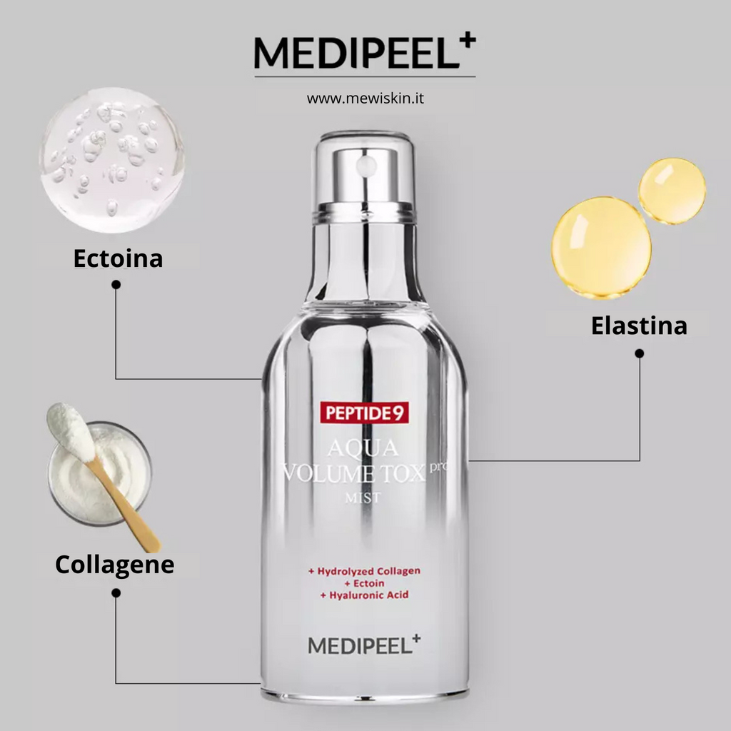 MEDI-PEEL – Peptide 9 Aqua Volume Tox Mist Pro – Mist viso rassodante & rimpolpante