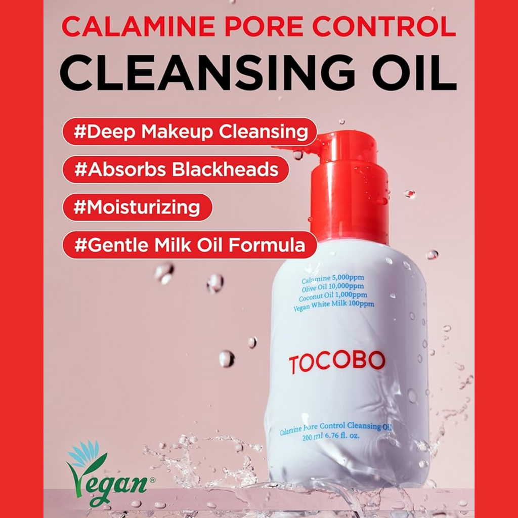 TOCOBO – Calamine Pore Control Cleansing Oil – Olio detergente purificante per pori e sebo