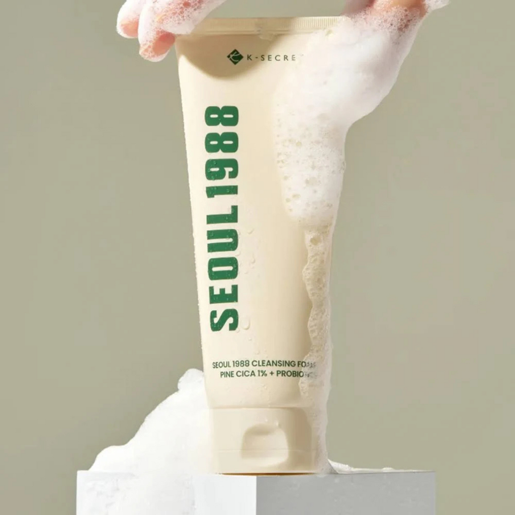 KSECRET - SEOUL 1988 Cleansing Foam: Pine Cica 1% + Probiotics - Detergente viso purificante con centella e probiotici