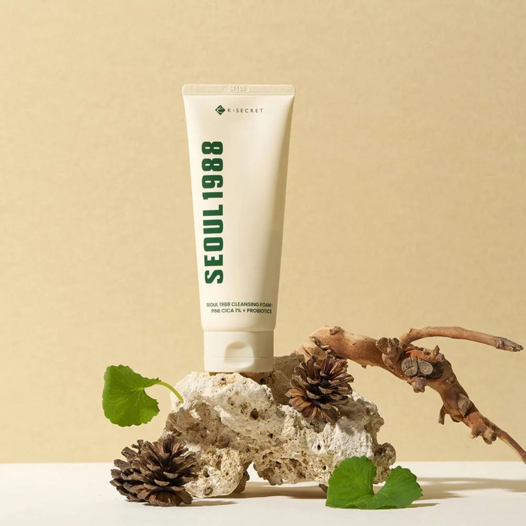 KSECRET - SEOUL 1988 Cleansing Foam: Pine Cica 1% + Probiotics - Detergente viso purificante con centella e probiotici