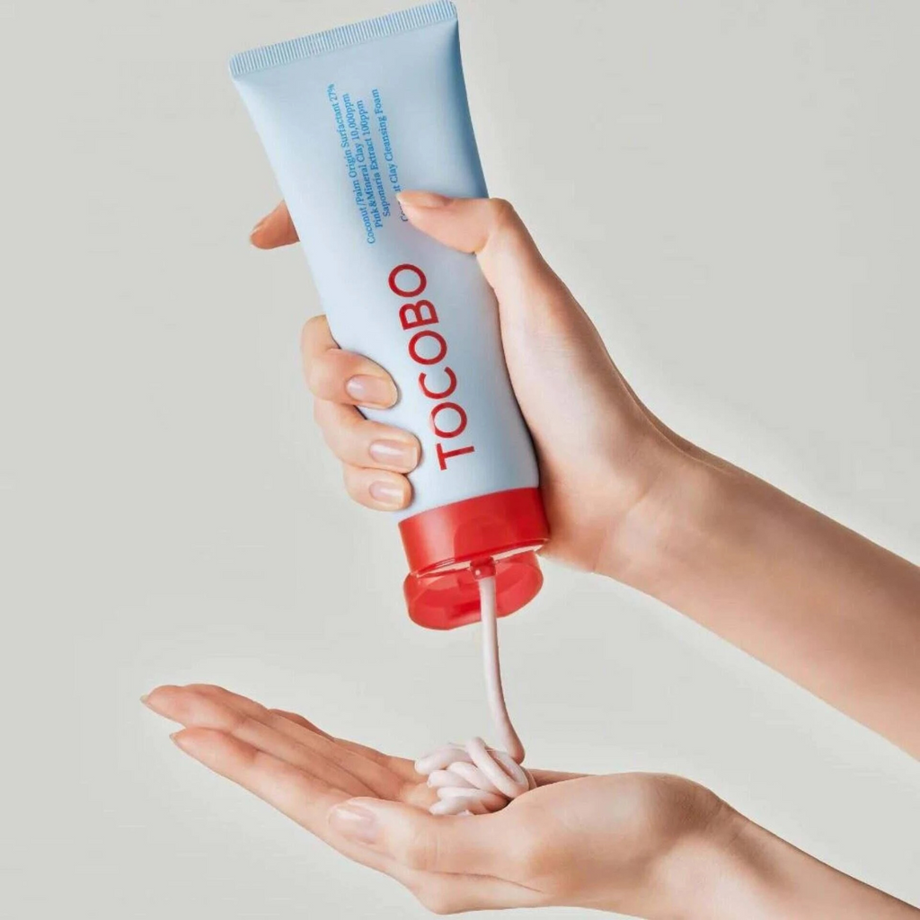TOCOBO – Coconut Clay Cleansing Foam – Detergente viso purificante ai minerali