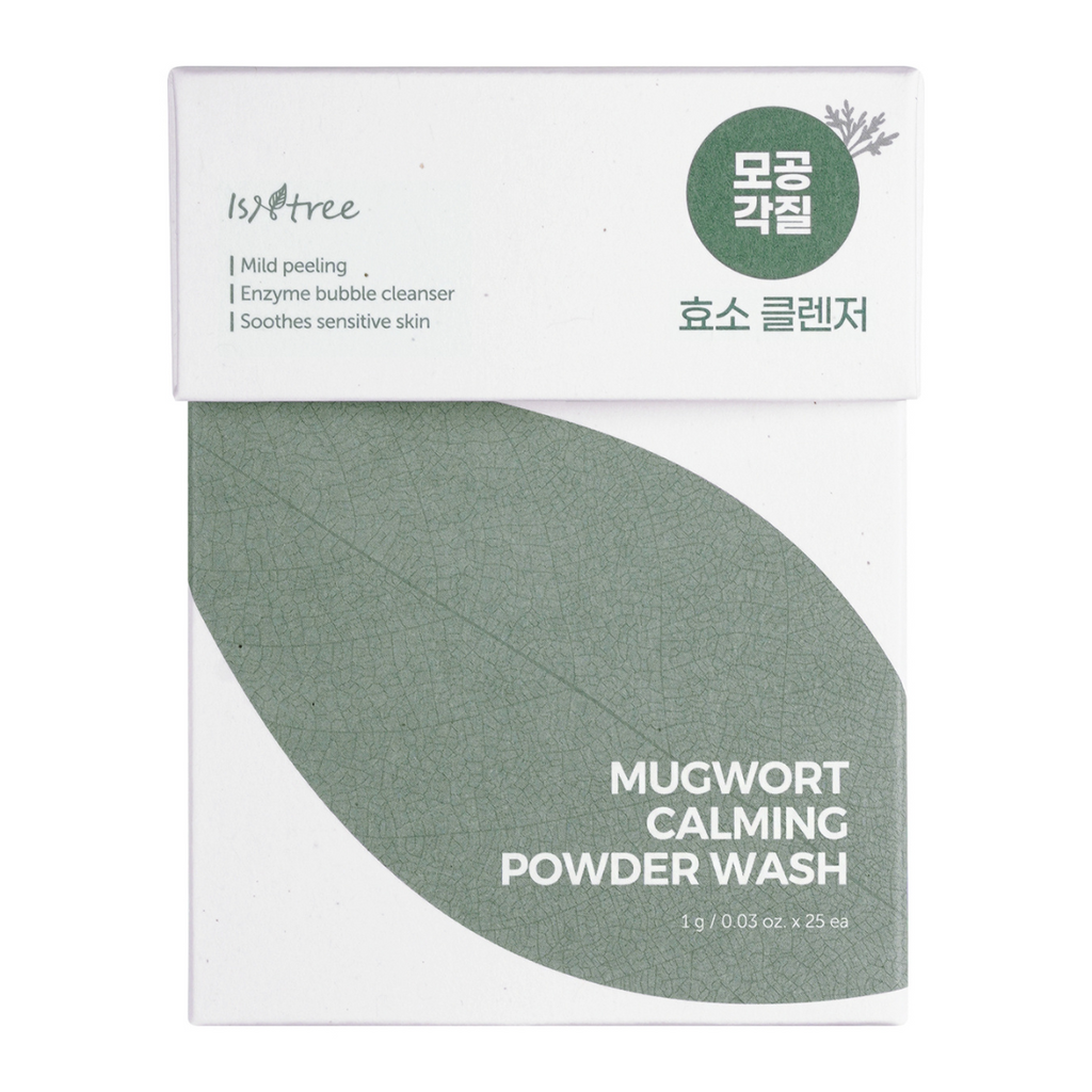 Isntree - Mugwort Calming Powder Wash - Detergente viso in polvere lenitivo all’artemisia
