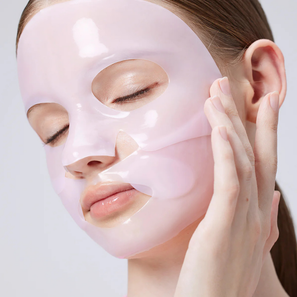 COSRX - Peptide Collagen Glow Hydrogel Mask - Maschera viso al collagene illuminante