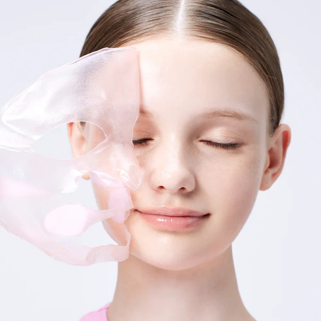 COSRX - Peptide Collagen Glow Hydrogel Mask - Maschera viso al collagene illuminante