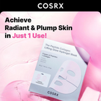 COSRX – Peptide Collagen Glow Hydrogel Mask - Maschera viso al collagene illuminante