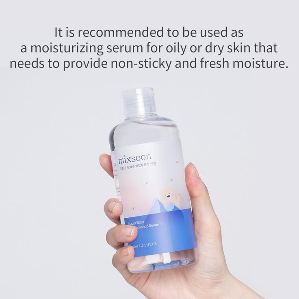 Mixsoon - Glacier Water Hyaluronic Acid Serum - Siero viso all'acido ialuronico