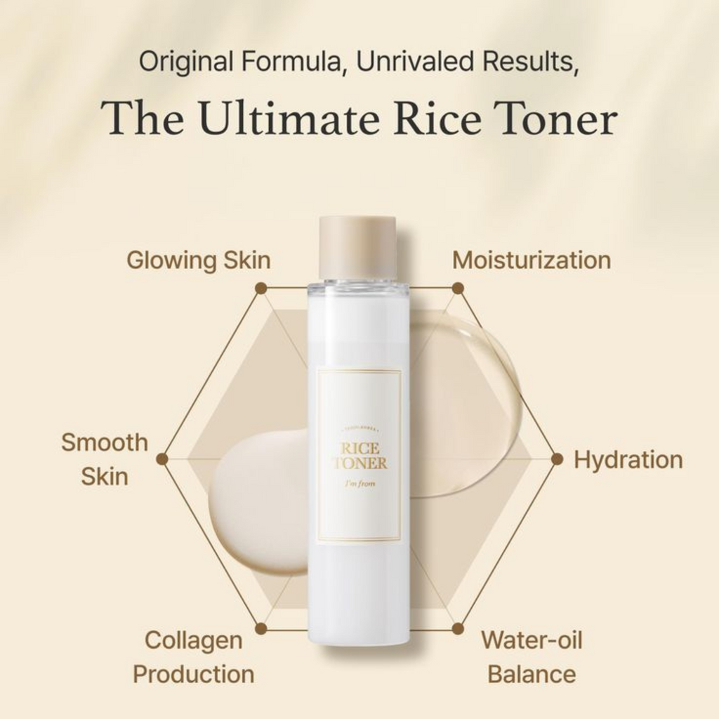 I'm From – Rice Toner – Tonico viso idratante & illuminante al riso