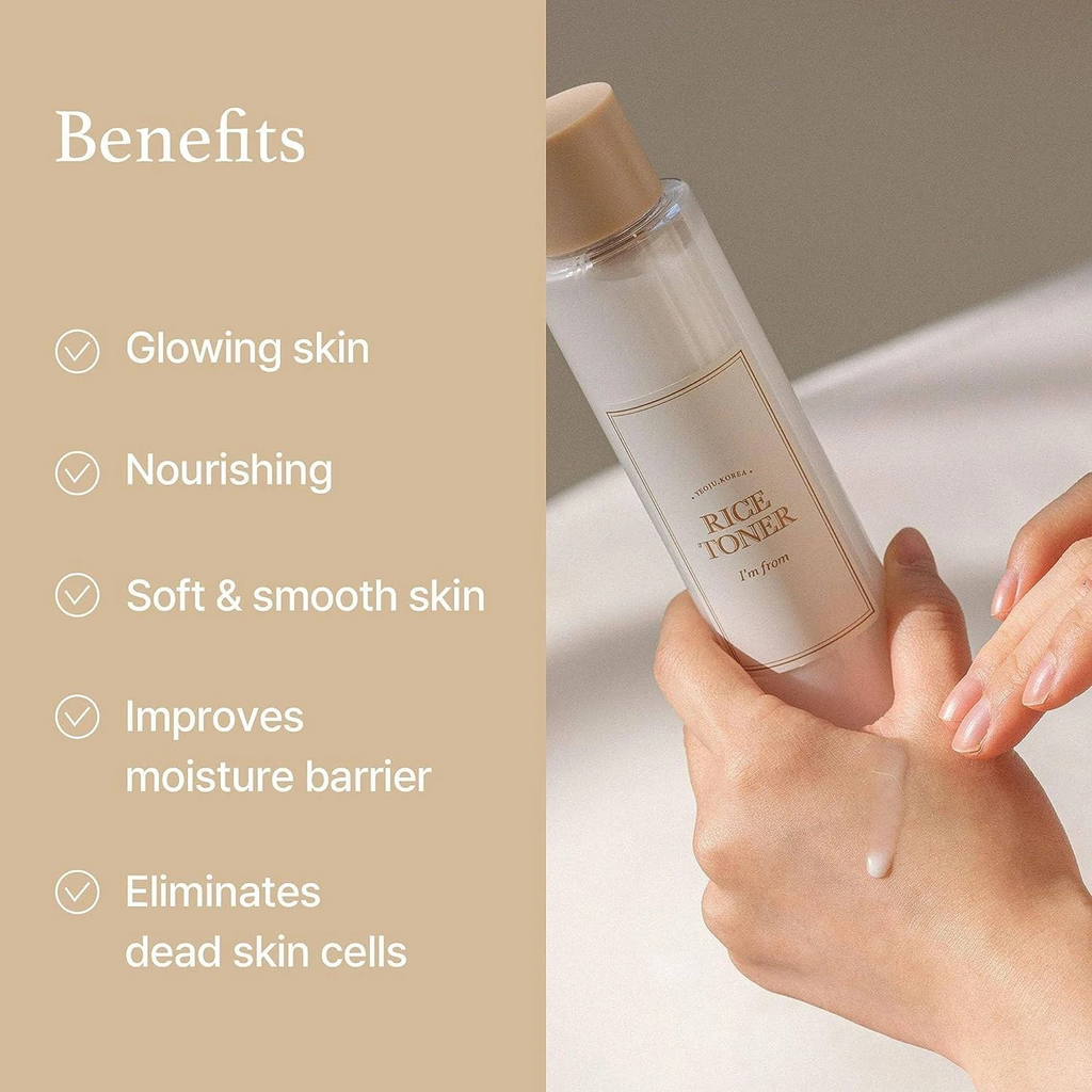 I'm From – Rice Toner – Tonico viso idratante & illuminante al riso