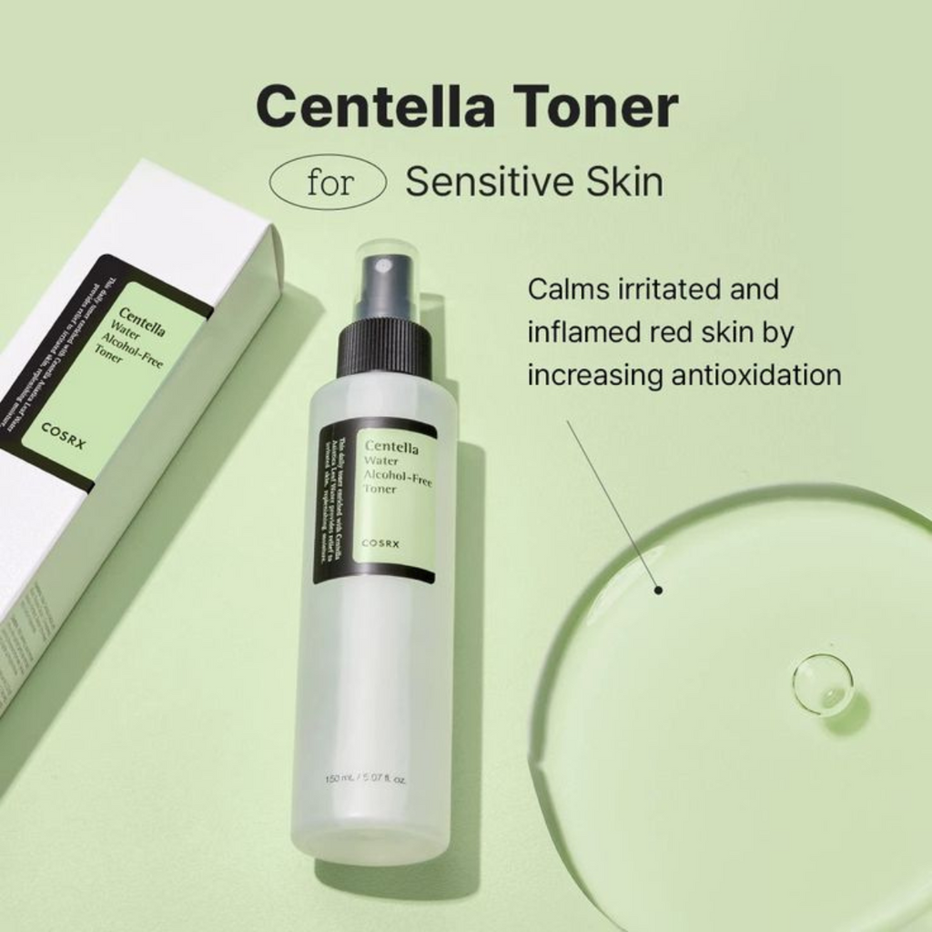 COSRX - Centella Water Alcohol Free Toner - Tonico viso lenitivo alla centella asiatica