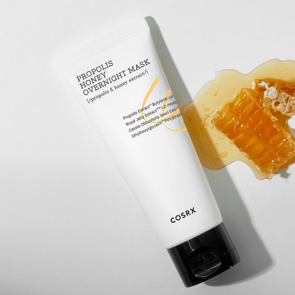 COSRX - Full Fit Propolis Honey Overnight Mask - Maschera viso notte nutriente alla propoli e miele