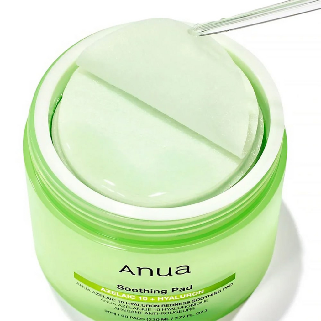 Anua – Azelaic Acid 10 Hyaluron Redness Soothing Pad – Dischetti viso lenitivi anti-rossori