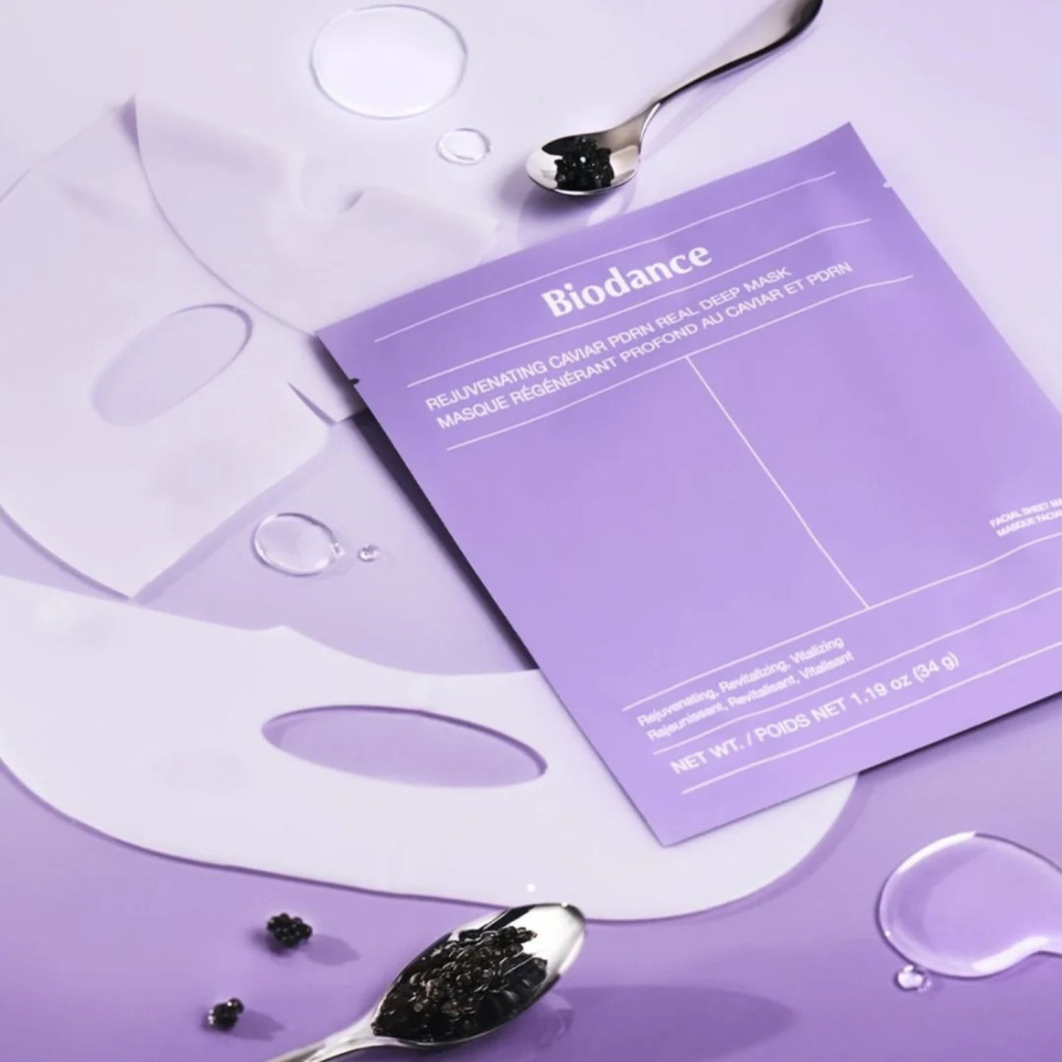 Biodance – Rejuvenating Caviar PDRN Real Deep Mask – Maschera viso rigenerante al caviale e PDRN