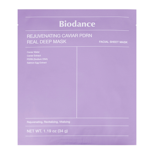 Biodance – Rejuvenating Caviar PDRN Real Deep Mask – Maschera viso rigenerante al caviale e PDRN