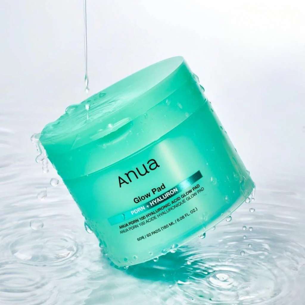 Anua – PDRN 100 Hyaluronic Acid Glow Pad – Dischetti viso illuminanti e idratanti