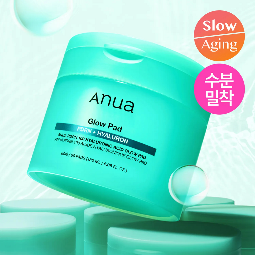 Anua – PDRN 100 Hyaluronic Acid Glow Pad – Dischetti viso illuminanti e idratanti