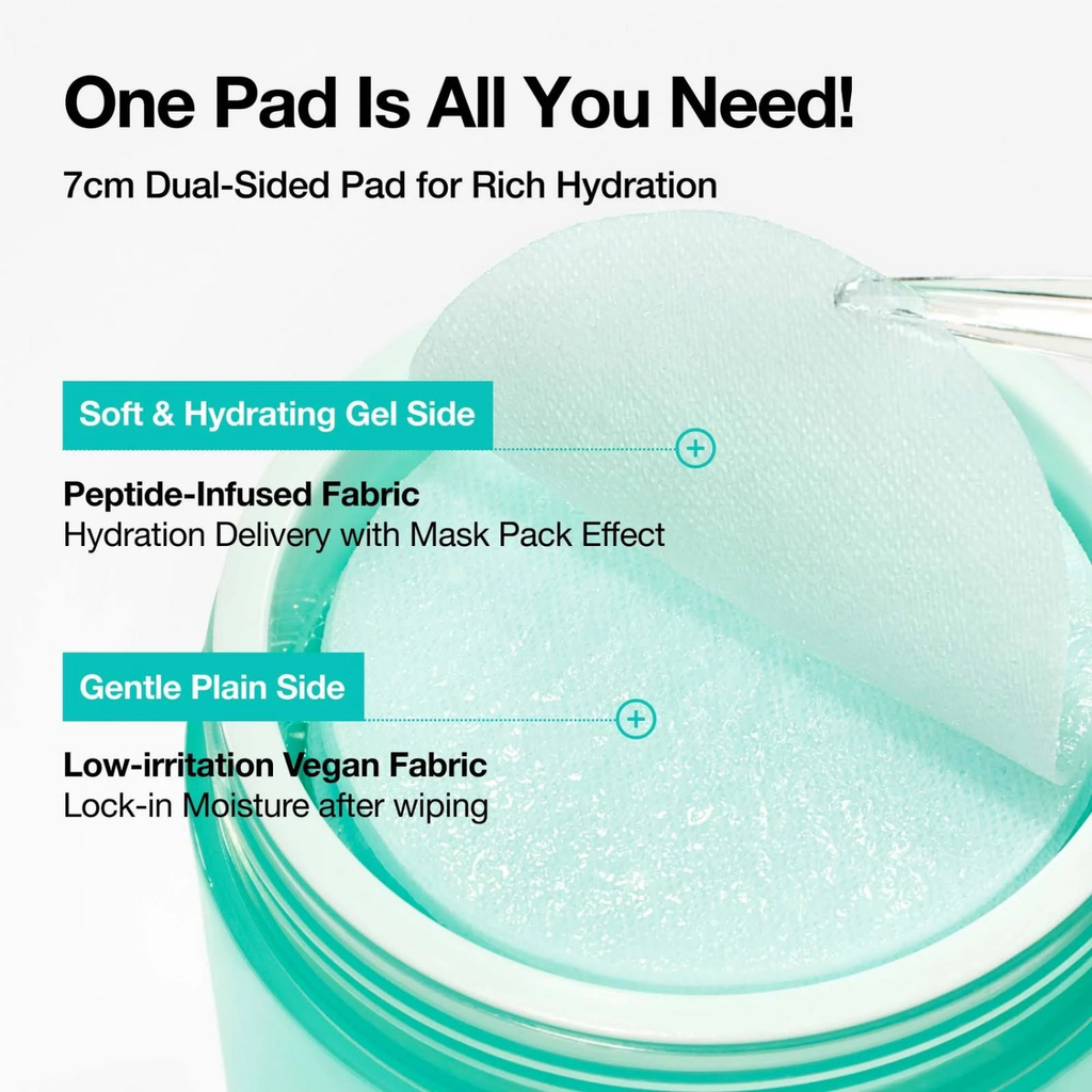 Anua – PDRN 100 Hyaluronic Acid Glow Pad – Dischetti viso illuminanti e idratanti