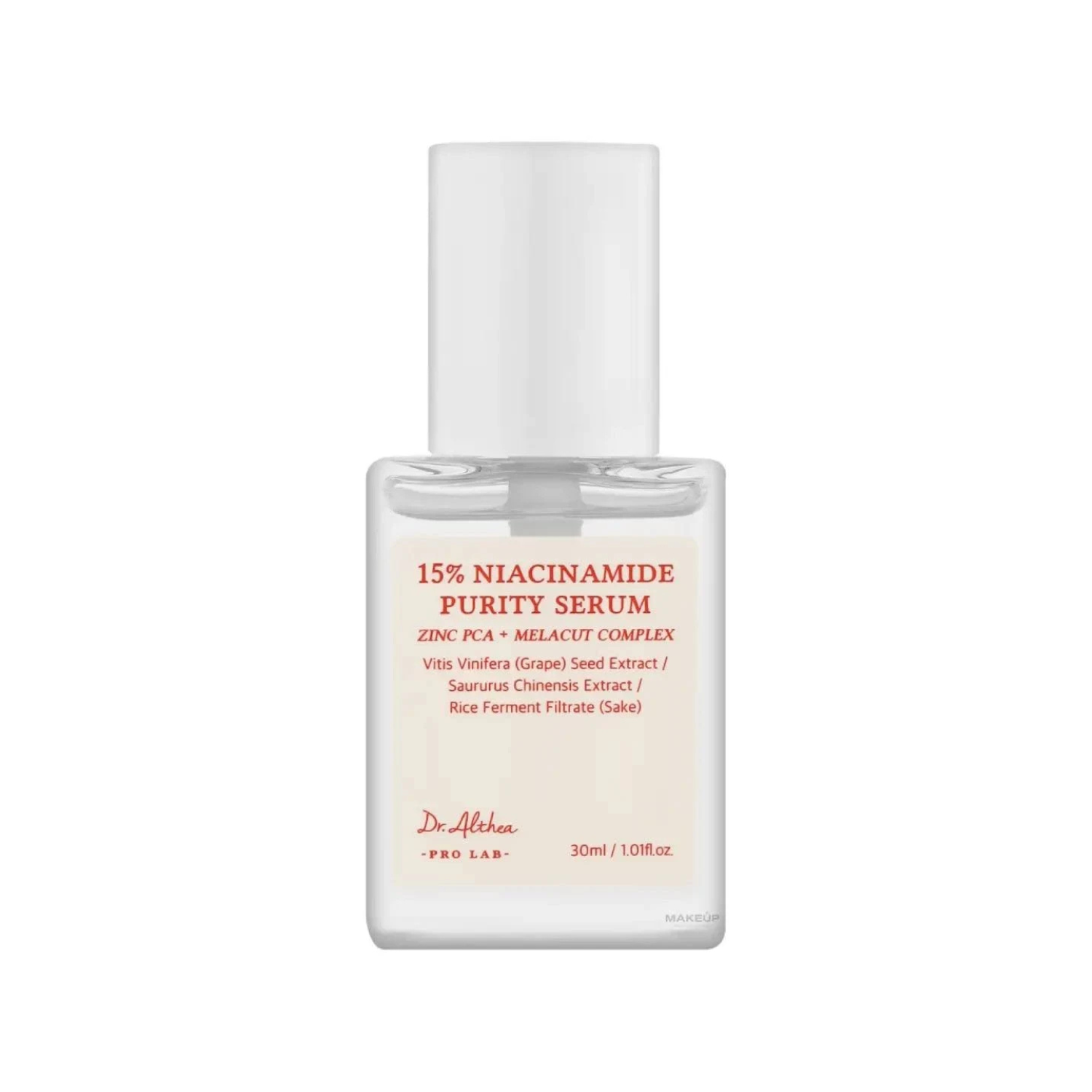 Dr. Althea – 15% Niacinamide Purity Serum – Siero viso purificante e illuminante