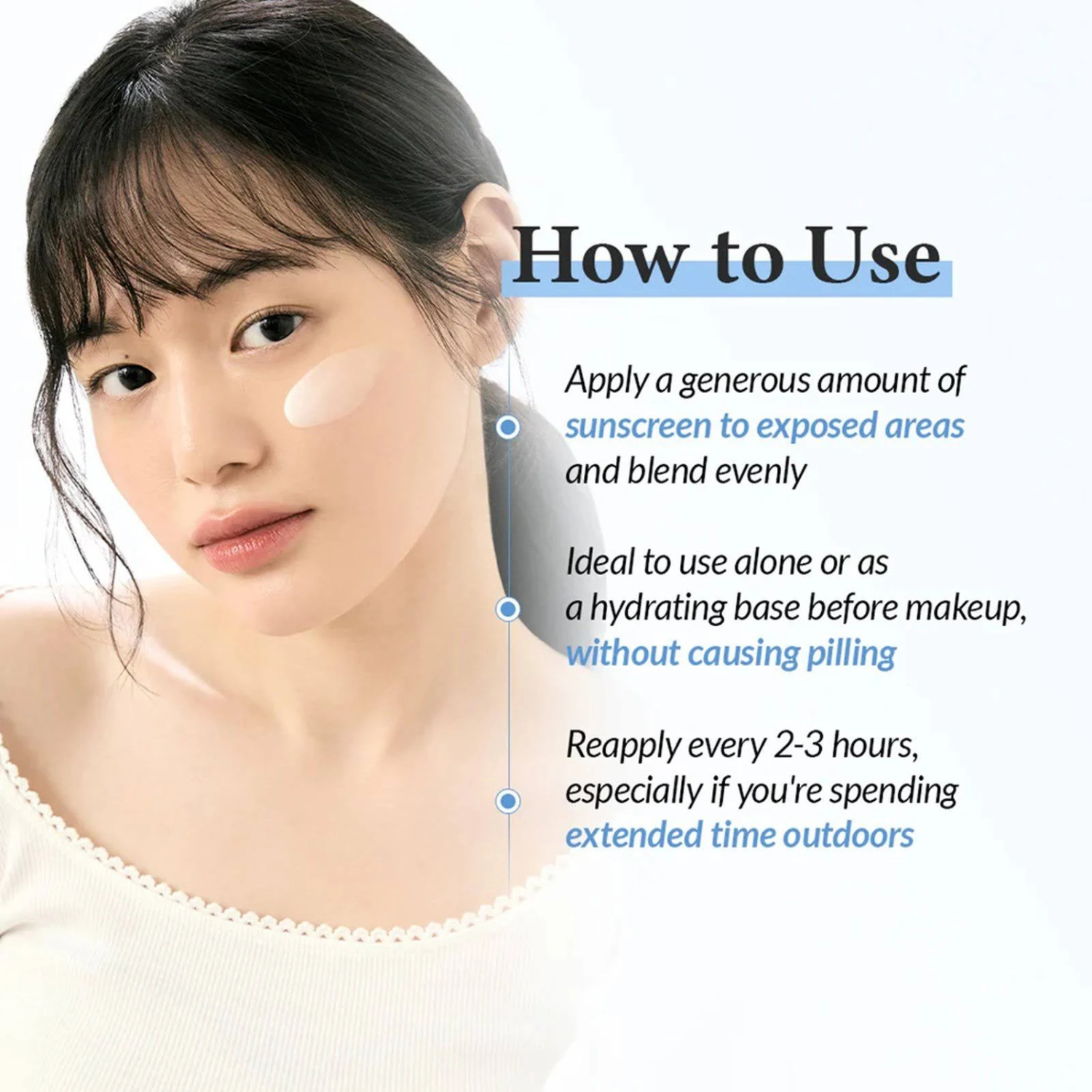 Dr. Althea – Aqua Glowing Sunscreen – Crema solare viso idratante SPF50+