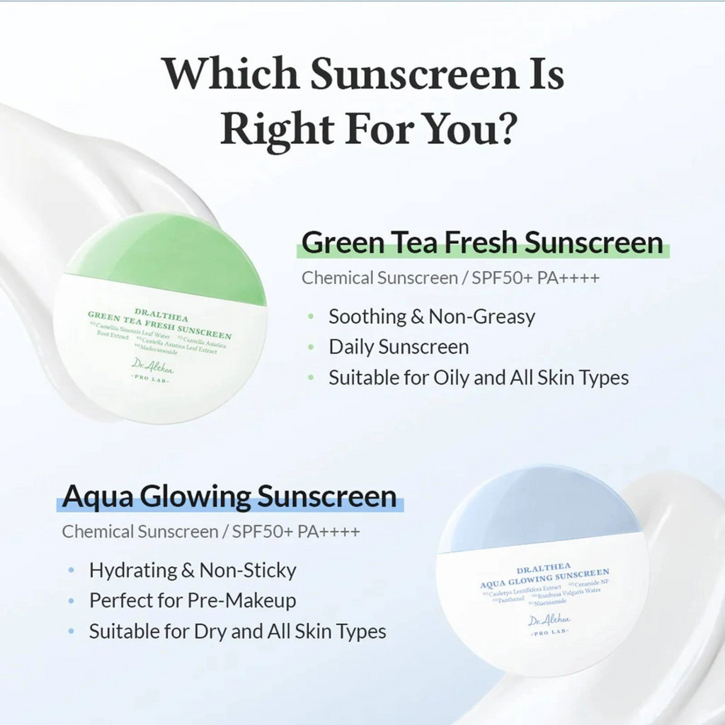 Dr. Althea – Aqua Glowing Sunscreen – Crema solare viso idratante SPF50+