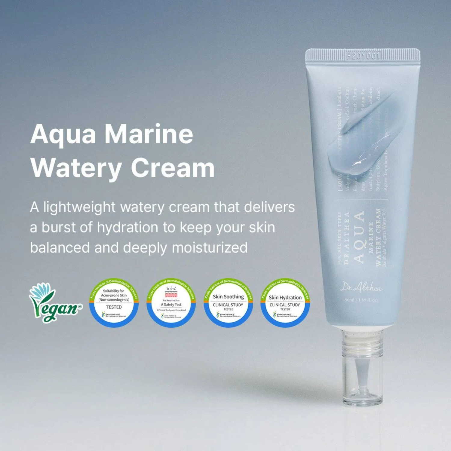 Dr. Althea – Aqua Marine Watery Cream – Crema viso idratante in gel