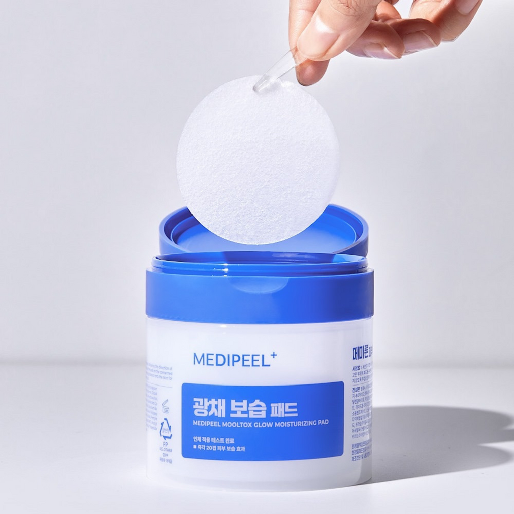 Medi-Peel – Mooltox Glow Moisturizing Pads – Dischetti viso idratanti e illuminanti
