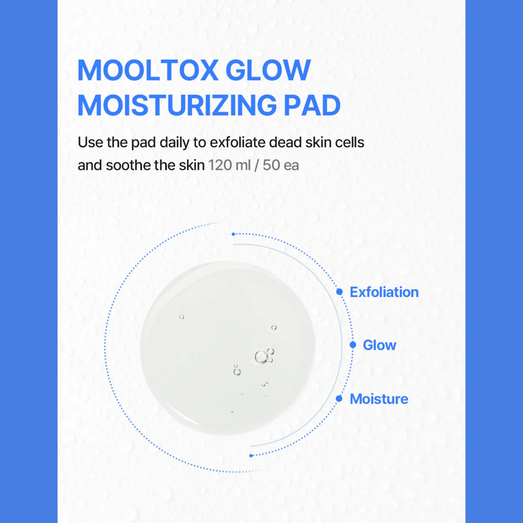 Medi-Peel – Mooltox Glow Moisturizing Pads – Dischetti viso idratanti e illuminanti