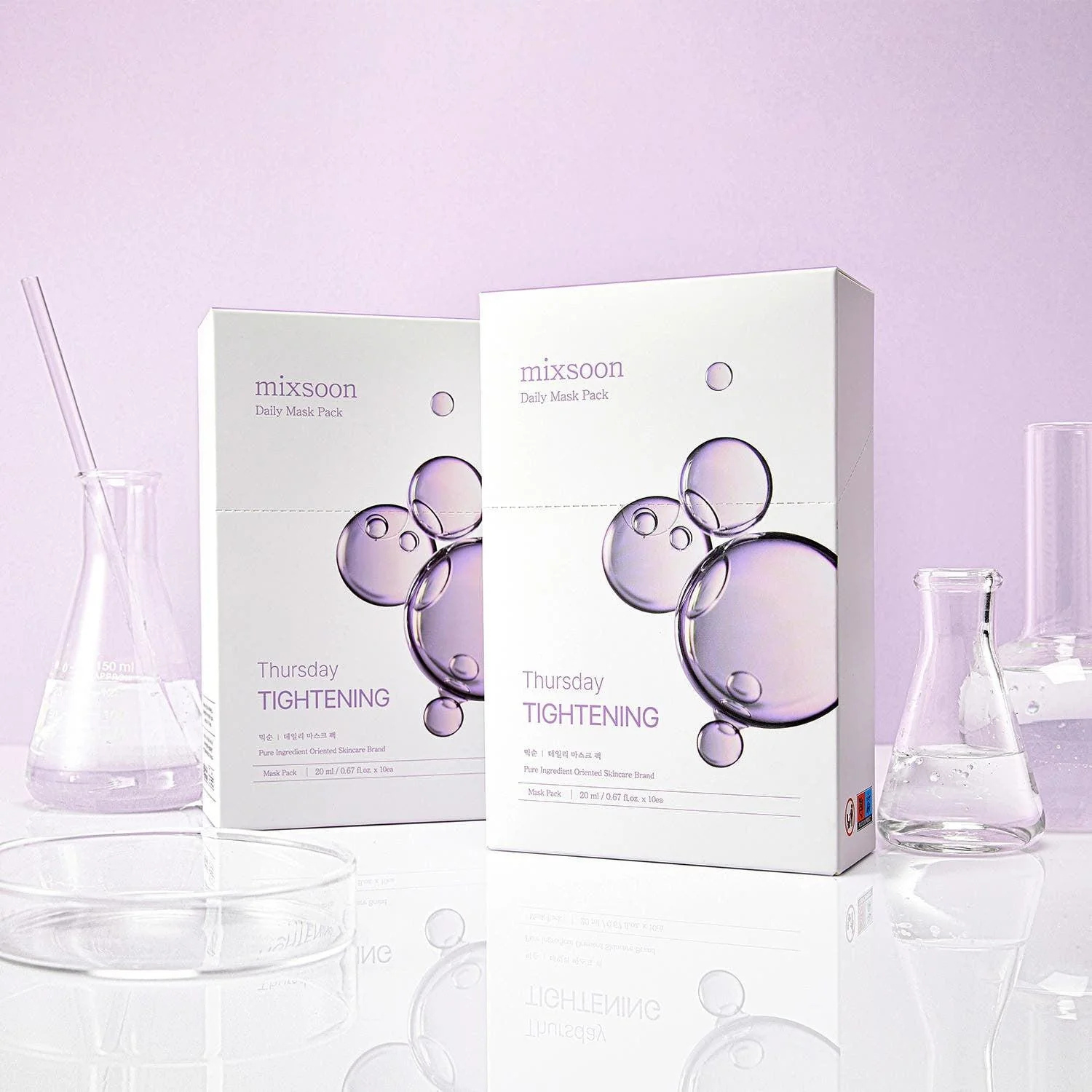 Mixsoon – Daily Mask Pack – Maschere viso in tessuto routine settimanale