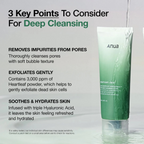 Anua – Heartleaf Quercetinol Pore Deep Cleansing Foam - Detergente viso schiumogeno purificante