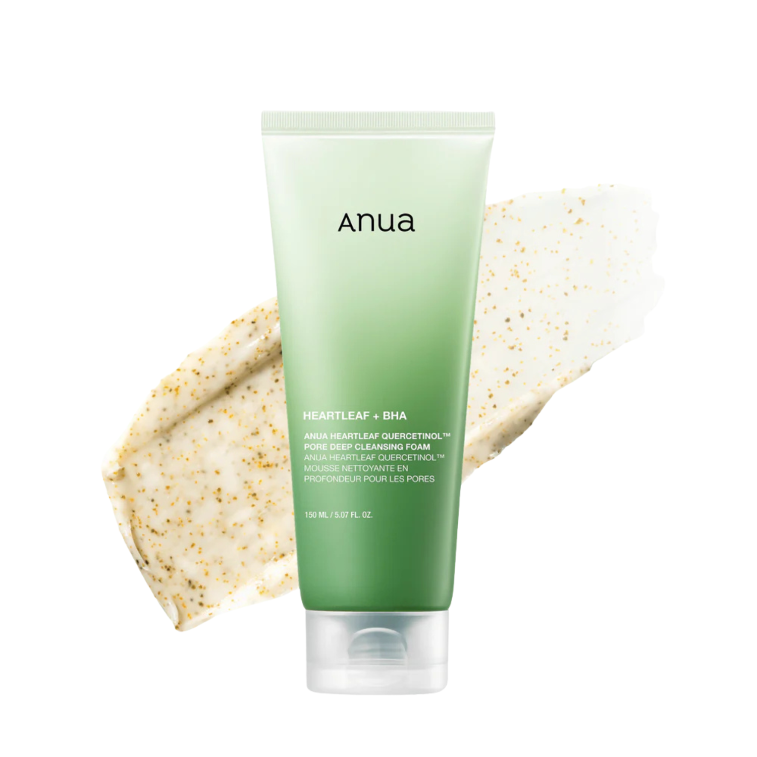 Anua - Heartleaf Quercetinol Pore Deep Cleansing Foam - Detergente viso schiumogeno purificante