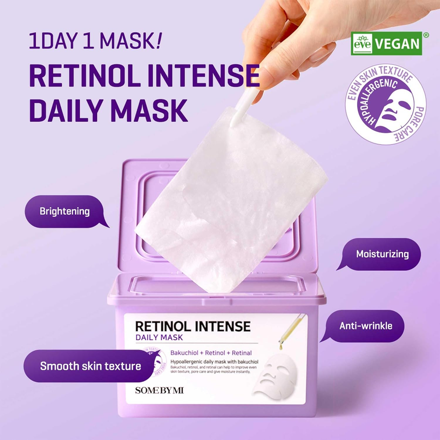SOME BY MI – Retinol Intense Daily Mask – 30 maschere viso anti-age al retinolo