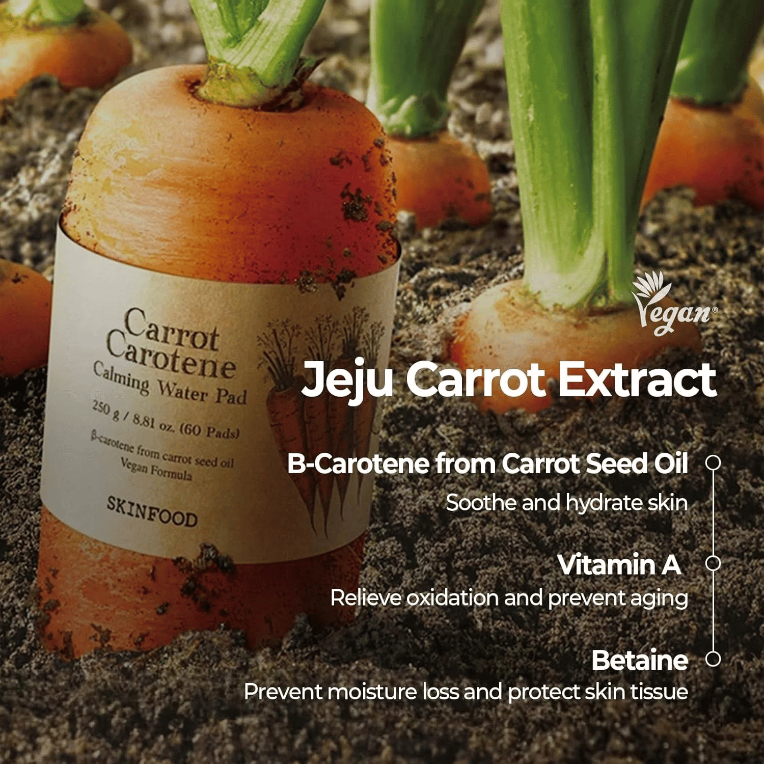 SKINFOOD – Carrot Carotene Daily Mask – 30 maschere viso lenitive alla carota