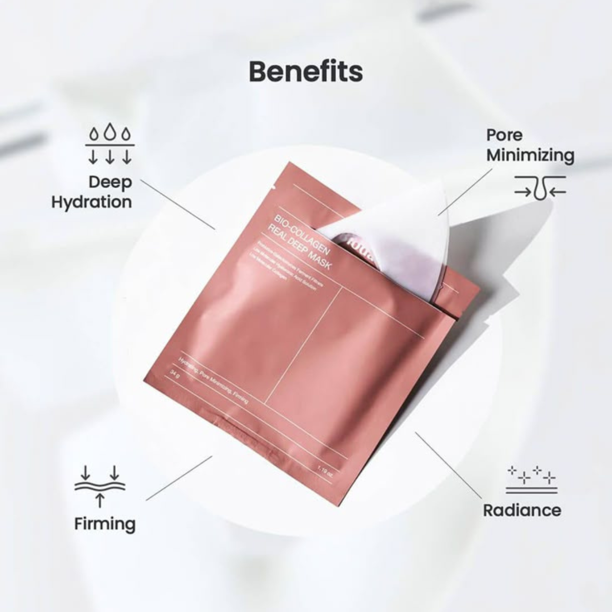 Biodance - Bio-Collagen Real Deep Mask - Maschera viso anti-età idratante e rassodante al collagene