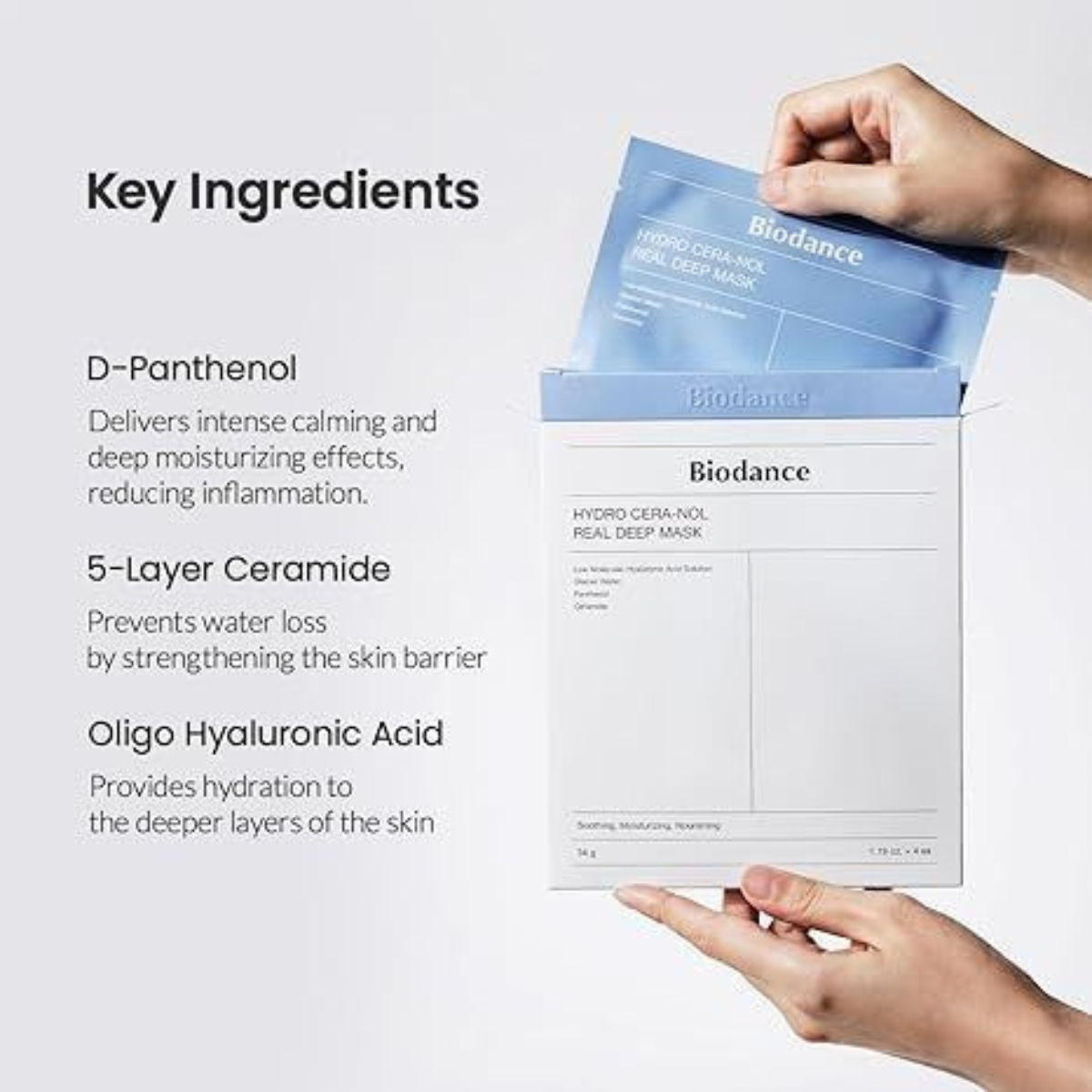 Biodance - Hydro Cera-nol Real Deep Mask - Maschera viso idratante al collagene e ceramidi