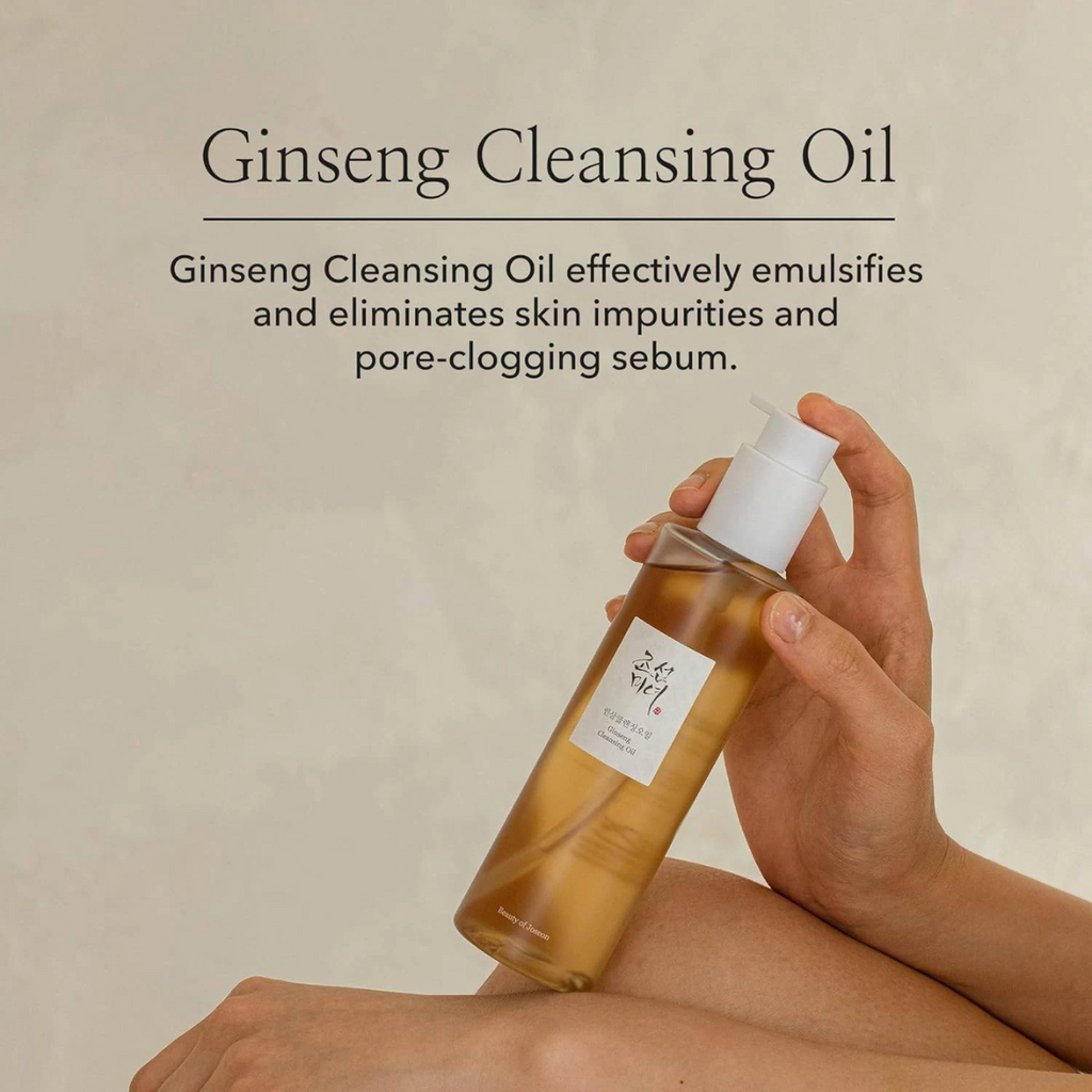 Beauty of Joseon - Ginseng Cleansing Oil - Olio detergente viso delicato al ginseng