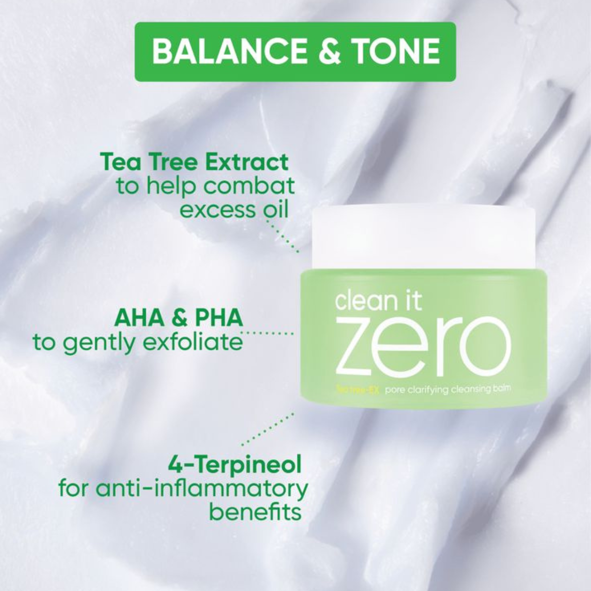BANILA CO - Clean It Zero Cleansing Balm Pore Clarifying - Burro struccante purificante per pelli impure