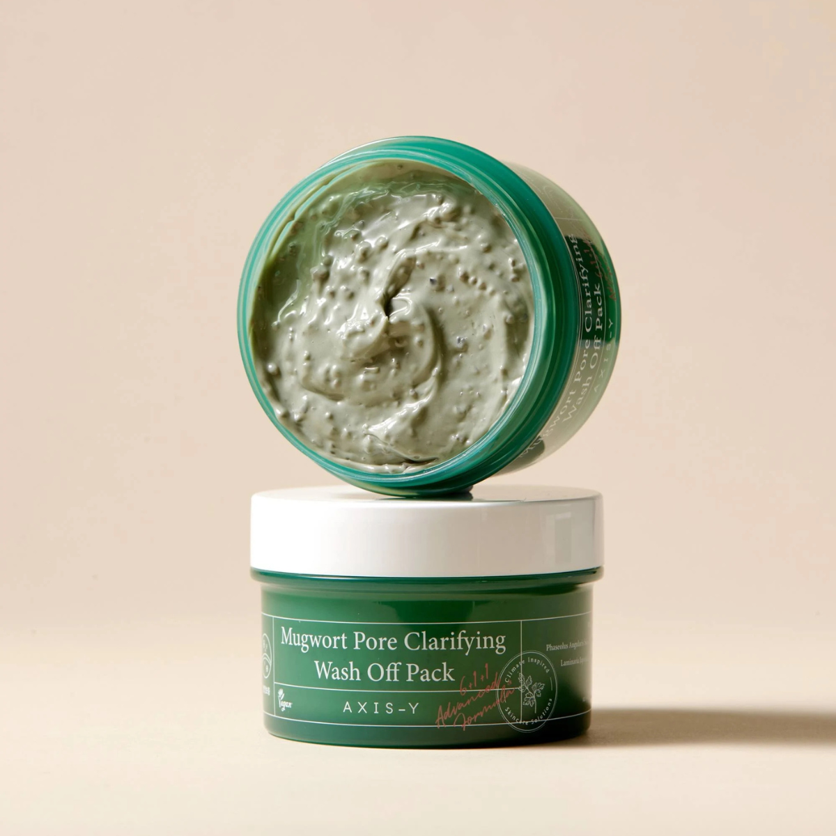 AXIS-Y - Mugwort Pore Clarifying Wash Off - Maschera viso purificante e lenitiva all’artemisia