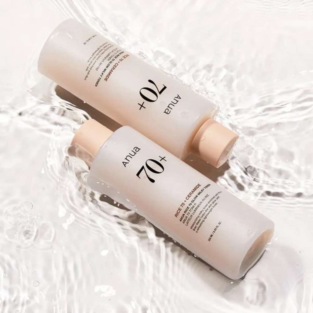 Anua - Rice 70 Glow Milky Toner - Tonico viso illuminante e idratante al riso