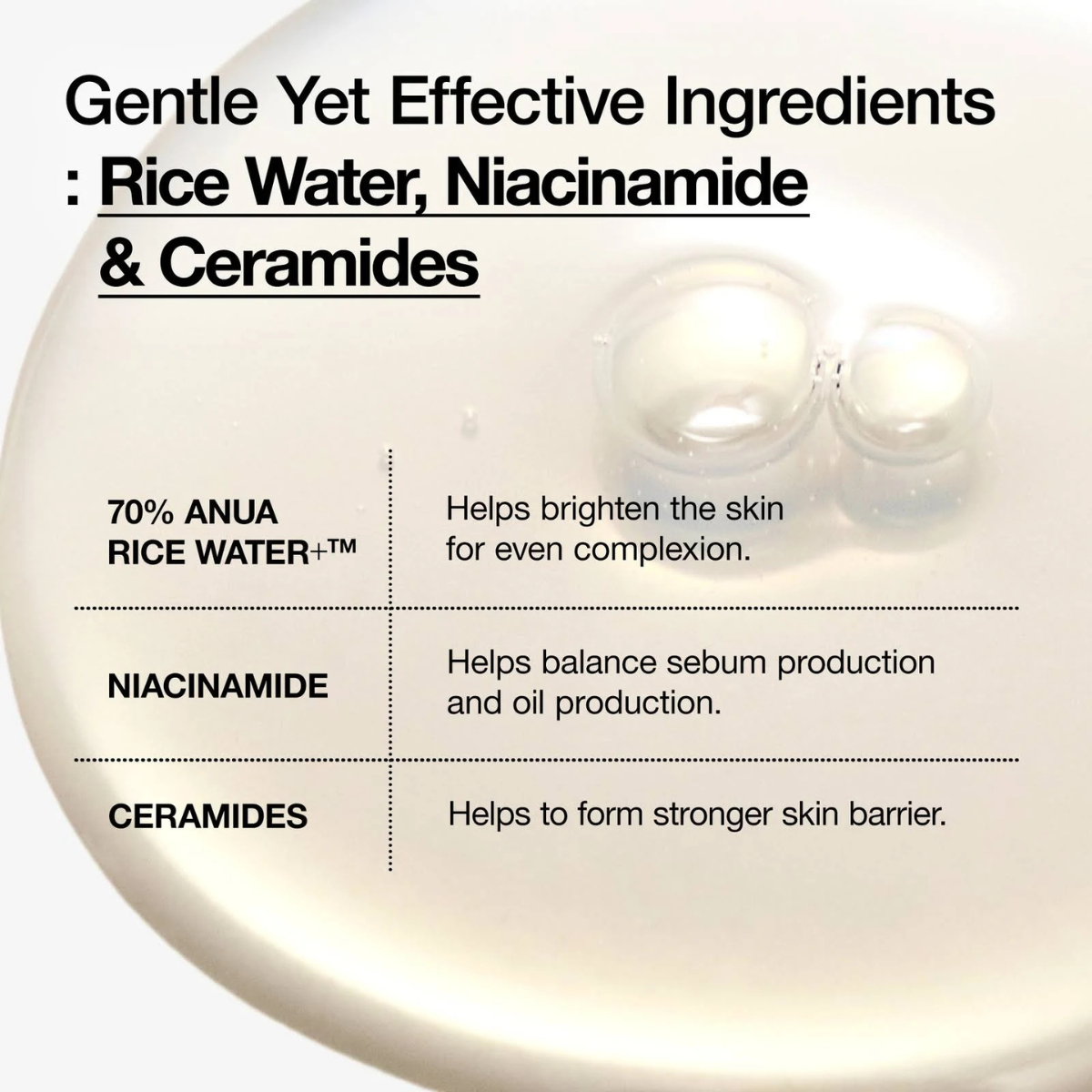 Anua - Rice 70 Glow Milky Toner - Tonico viso illuminante e idratante al riso