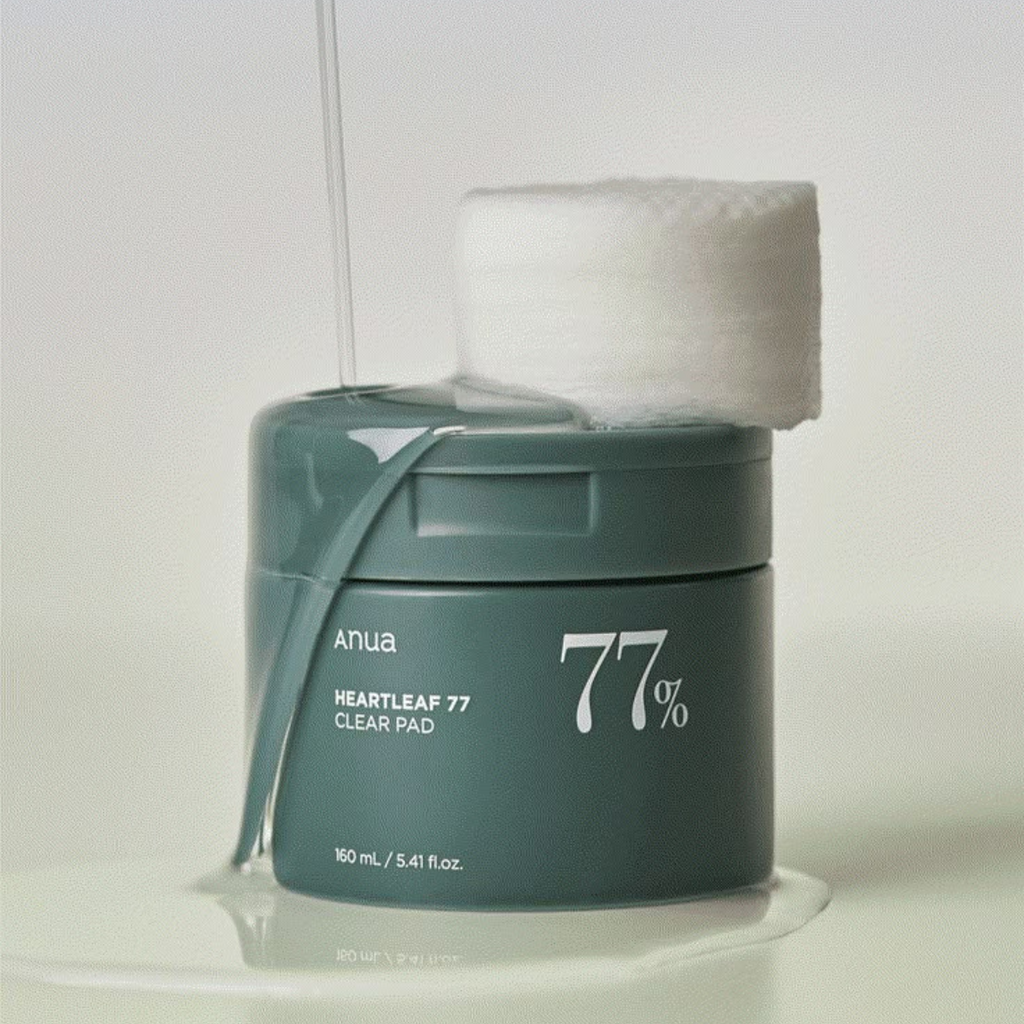 Anua - Heartleaf 77% Clear Pad - Dischetti viso purificanti e lenitivi per pelli sensibili
