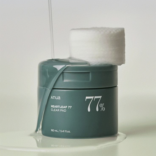 Anua - Heartleaf 77% Clear Pad - Dischetti viso purificanti e lenitivi per pelli sensibili