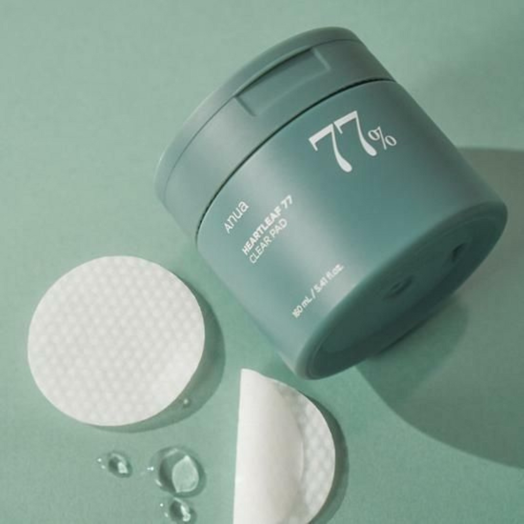Anua - Heartleaf 77% Clear Pad - Dischetti viso purificanti e lenitivi per pelli sensibili