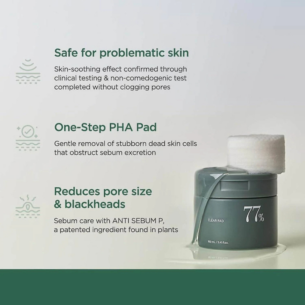 Anua - Heartleaf 77% Clear Pad - Dischetti viso purificanti e lenitivi per pelli sensibili