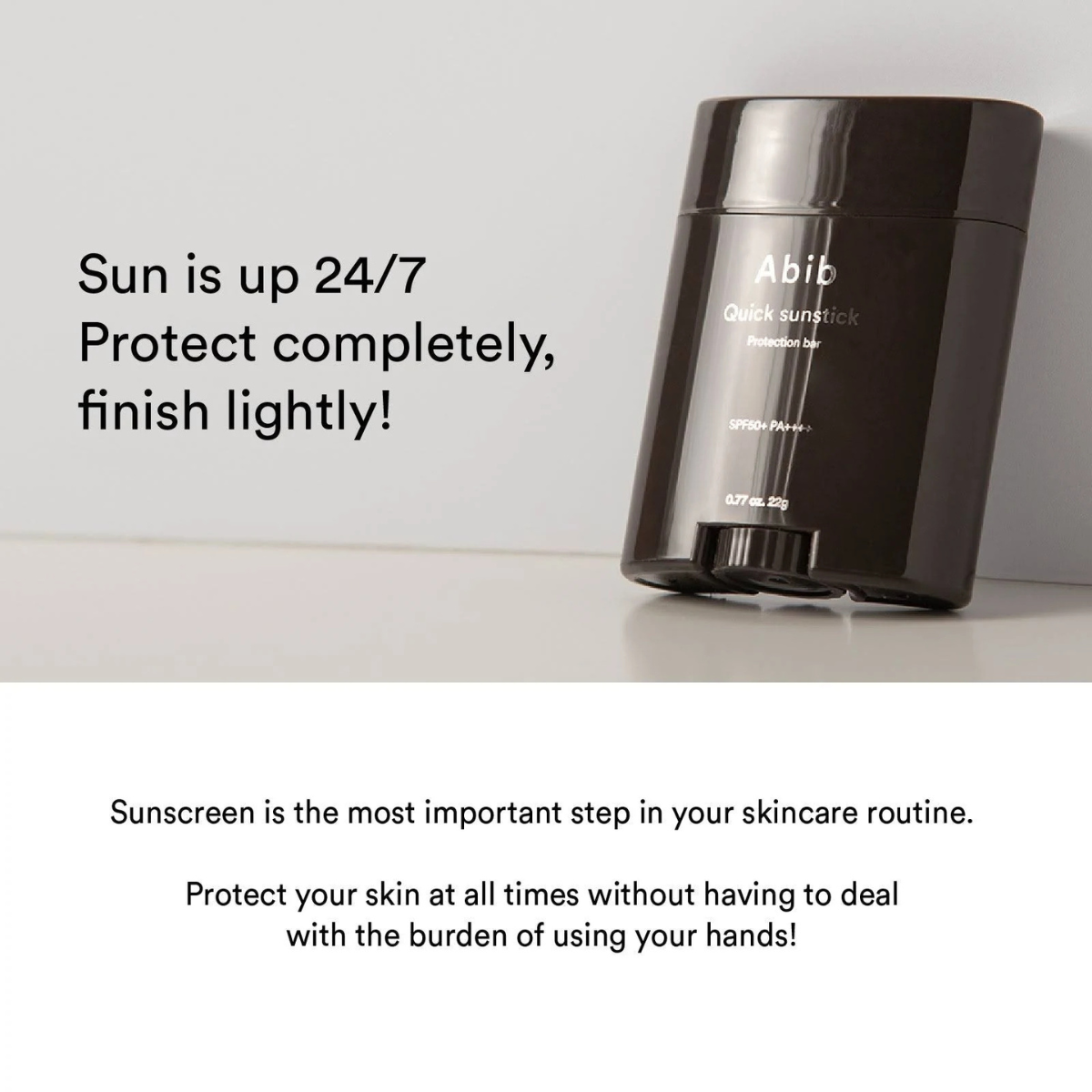 Abib - Quick Sunstick Protection Bar SPF50 - Stick solare viso leggero