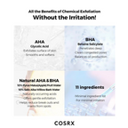 COSRX – AHA/BHA Clarifying Treatment Toner - Tonico viso esfoliante purificante con AHA e BHA