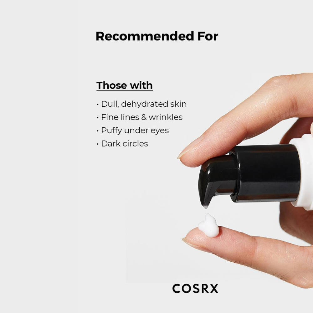 COSRX - Advanced Snail Peptide Eye Cream - Crema contorno occhi anti-età alla bava di lumaca e peptidi