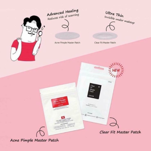 COSRX - Clear Fit Master Patch - Patch sottili e trasparenti anti-acne per brufoli