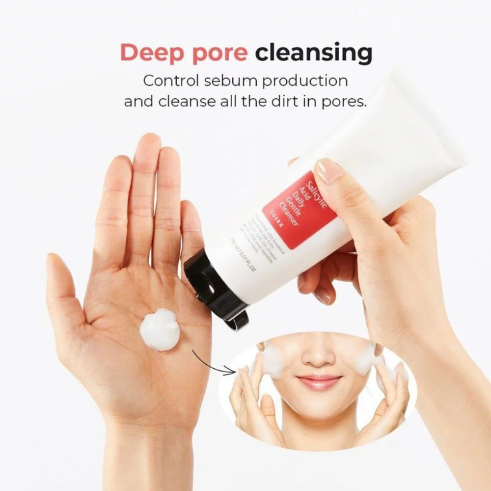 COSRX - Salicylic Acid Daily Gentle Cleanser - Detergente viso delicato anti-imperfezioni all’acido salicilico