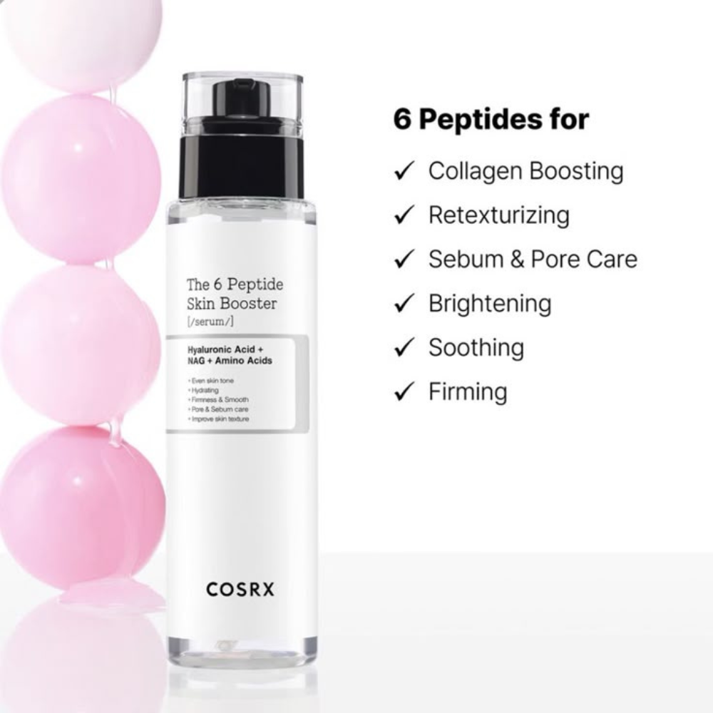 COSRX - The 6 Peptide Skin Booster - Essenza viso rassodante e rivitalizzante ai peptidi